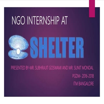 Ngo internship