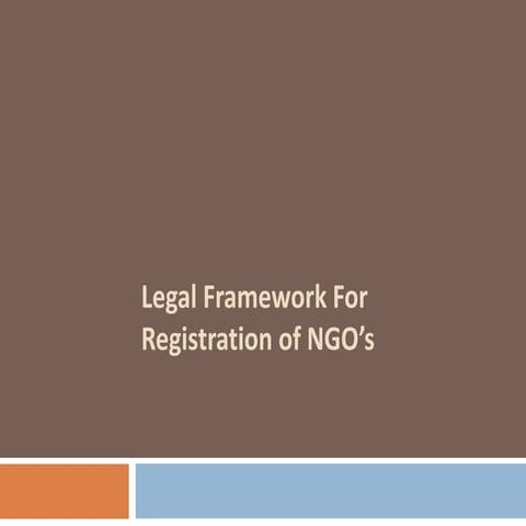NGO Registration Laws -Nudrat Mufti