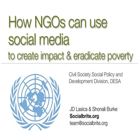 How NGOs can use social media to create impact