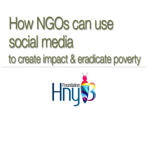 Social Media for Social Cuase