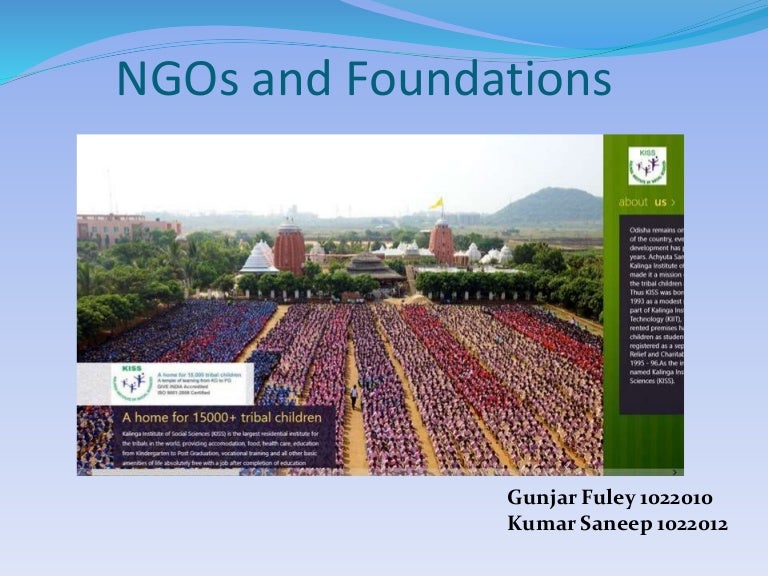 Ngos and foundations in India