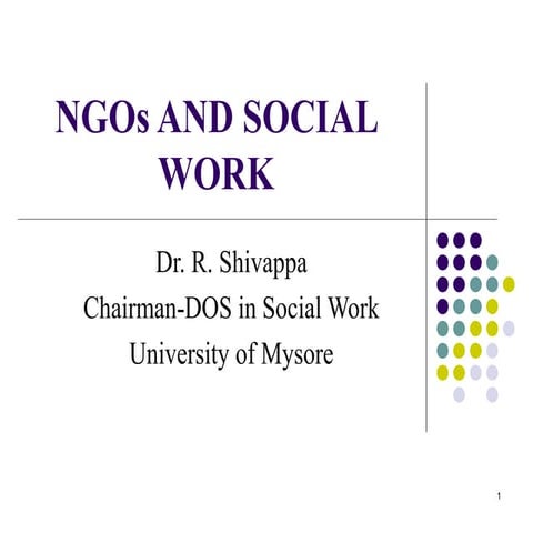 Ng os and social work