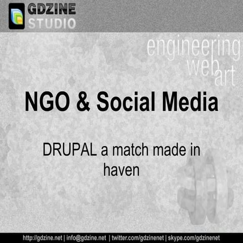 Ngo & social media  drupal a match made in haven