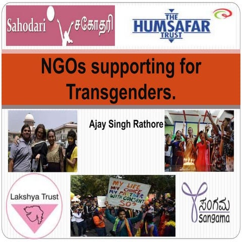 NGOs supporting for LGBTs in India
