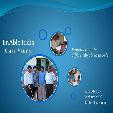 Analysis of NGO - EnAble India 
