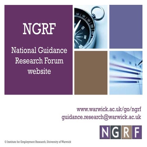 NGRF website presentation (2013)