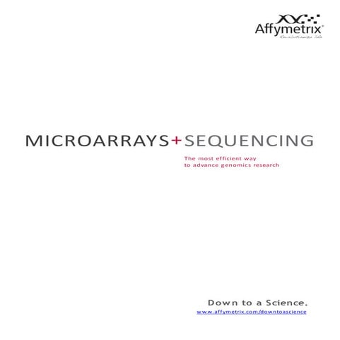 Integrating arrays and RNA-Seq 