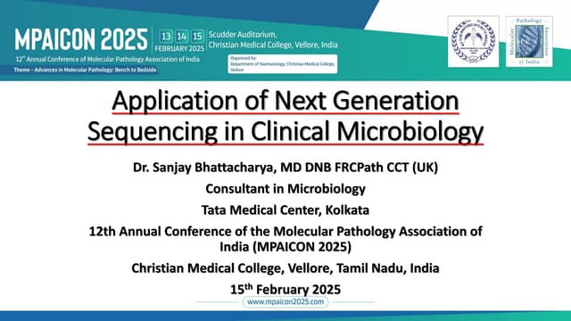 Application of NGS in Clinical Microbiology