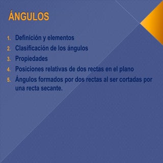 áNgulos