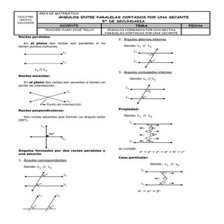 áNgulos cortados por dos paralelas ...