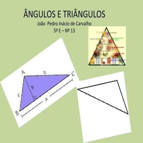 âNgulos e triângulos