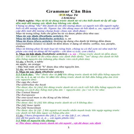 Ngu phap tieng anh lop 10, 11, 12 thaytro.net