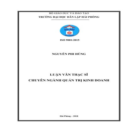 Luận văn: Công tác quản trị nhân lực tại Công ty đóng tàu, HOT