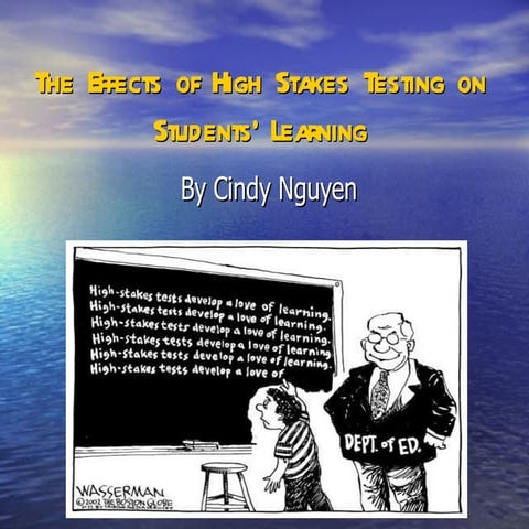 Pros and Cons of Standardized Tests | PPTX