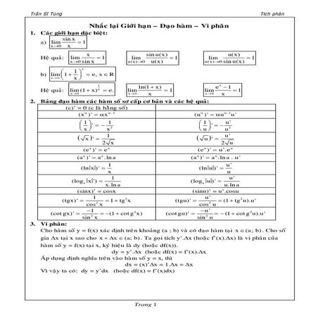 Nguyen ham va tich phan