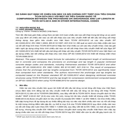 Nguyenngocba daoquangtruong anchorage and lap length paper