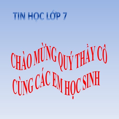 Tin học lớp 7