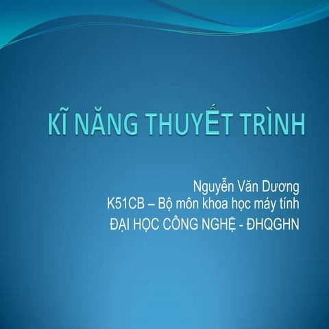 Nguyen Van Duong Ki Nang Thuyet Trinh