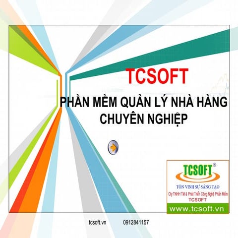 PHẦN MỀM QUẢN LÝ NHÀ HÀNG