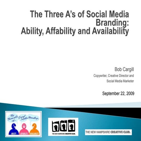 The Three A\'s of Social Media Branding
