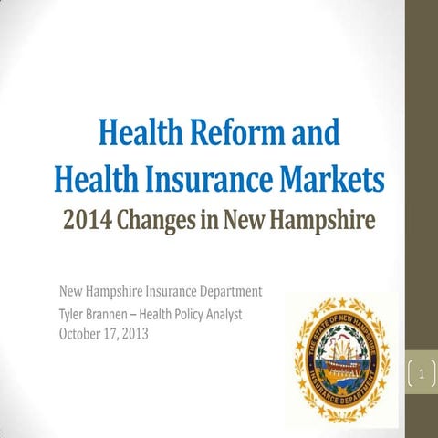 The Affordable Care Act and New Hampshire