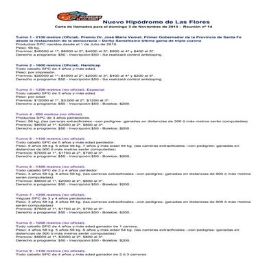 Nhlf llamados 3 de noviembre r13