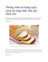 Những món ăn hàng ngày càng ăn càng...