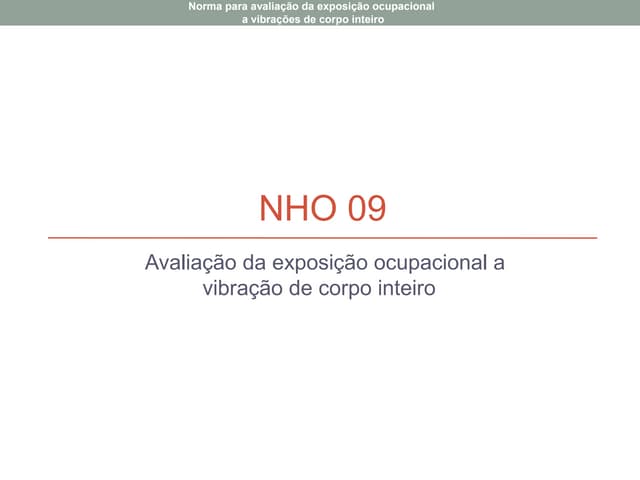 Nho 09 Normas de Higiene Ocupaciona...