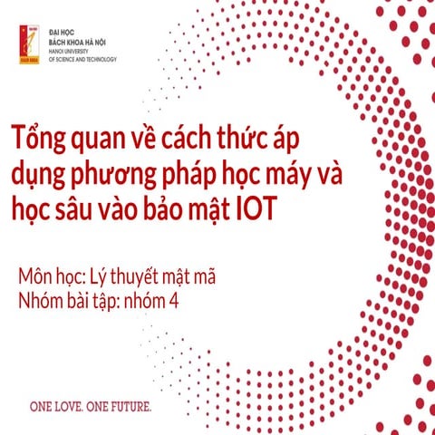 Tổng quan về cách thức áp dụng phương pháp học máy và học sâu vào bảo mật iOT