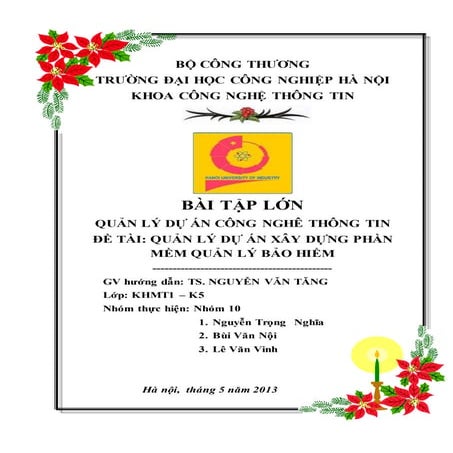 Đề tài: Xây dựng phần mềm quản lý bảo hiểm, HAY, 9đ