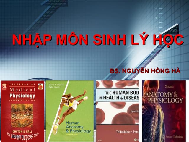 Nhập môn sinh lý học update2012