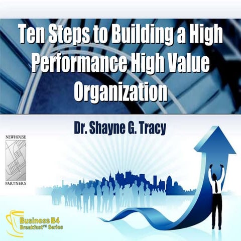 Ten Steps To Building A High Performance Organization
