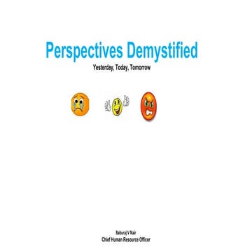 Excellence: Perspectives Demystified | PPT