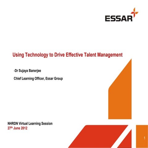 Using Technology to Drive Effective Talent Management