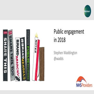 Public engagement and communications in 2018