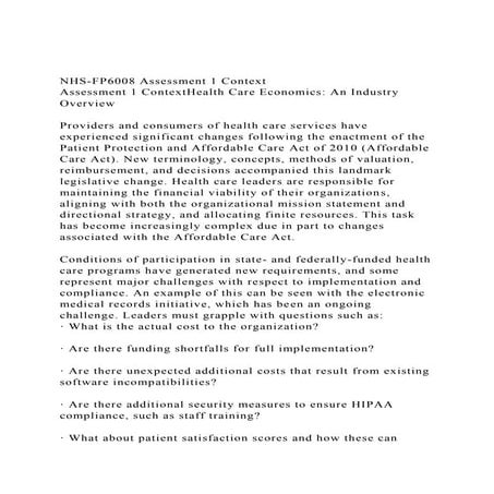 Assessment 2 Instructions Needs Analysis for ChangeTop of Form.docx