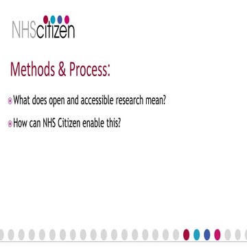 Nhs citizen research workshop tools, methods & process