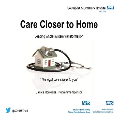 Impact and celebration event - care closer to home