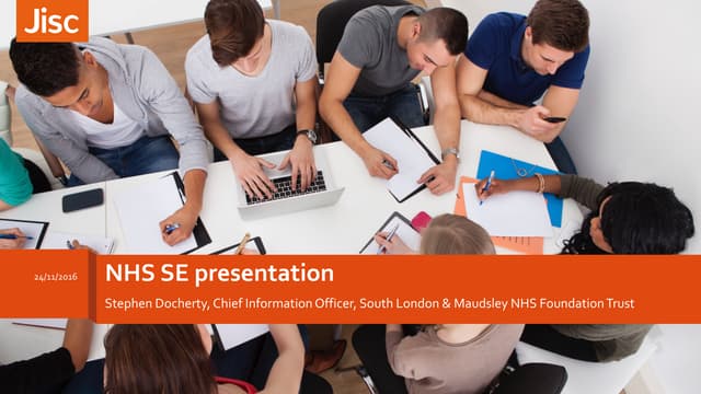 NHS SE presentation