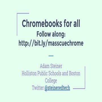 MassCUE Chromebooks for All