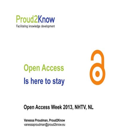 Open Access Advocacy | PPTX
