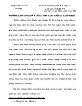 Những giải pháp nâng cao chất lượng...