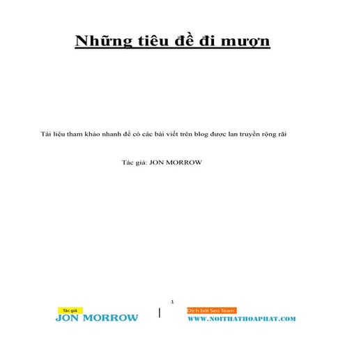 Headlines Hack - Nhung tieu de di muon 