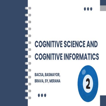 Cognitive Science and AI | PPT