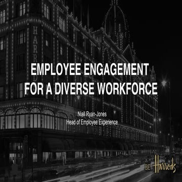 Employee engagement for a diverse workforce - by Harrods