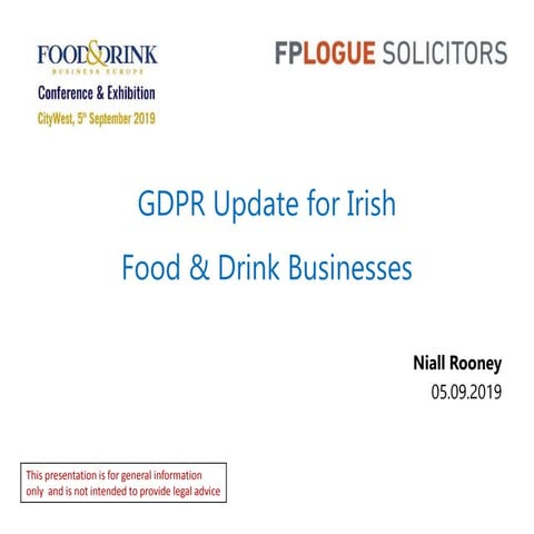 Niall Rooney FD Event 05.09.19