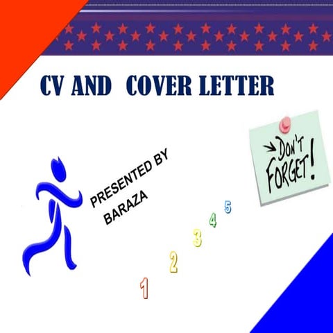 CURRICULAR VITAE AND COVER LETTER WRITING