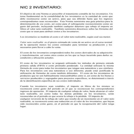 Presentación NORMA INTERNACIONAL DE CONTABILIDAD NÚMERO 2.pptx