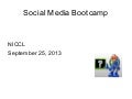 Social Media Bootcamp--NICCL