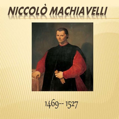 Niccolò machiavelli